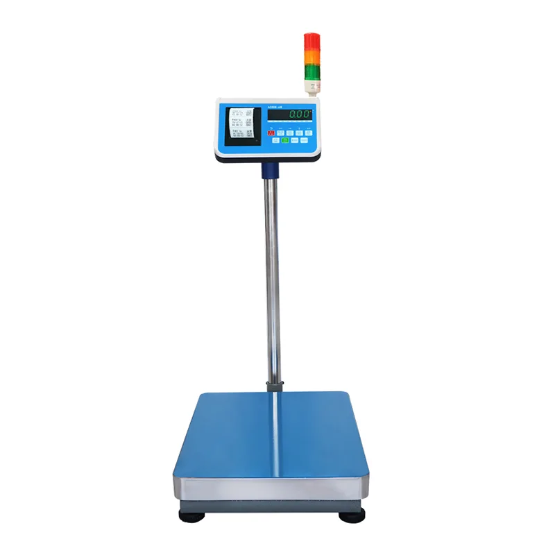 Balanza electrónica de pesaje con impresora